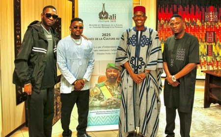 Culture : Iba One, Azaya et Gaspi chez le ministre Mamou Daffé