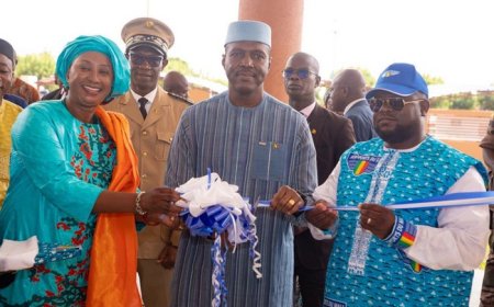 Afin d'améliorer la qualité du service. Le nouveau siège des "Aéroports du Mali"  et la passerelle reliant les deux terminaux  de l'aéroport international inaugurés