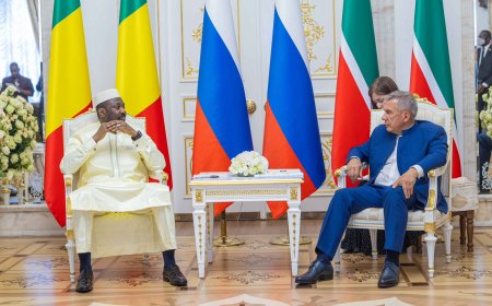 Visite officielle du Président de la Transition en Russie : Assimi Goita compte sur le potentiel productif du Tatarstan pour booster la coopération économique