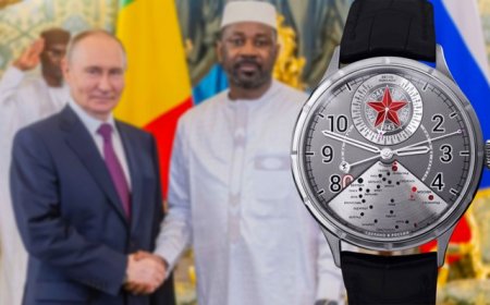 « Victoire 80 » : les spécificités d’une montre à 25 millions FCFA offerte à Assimi Goïta