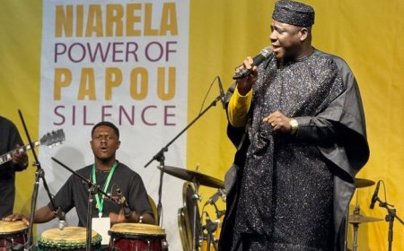 Concert-dédicace de son album Power of Silence : Niaréla Papou gratifie le public d’une prestation de belle facture