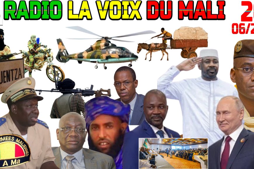 La Revue de Presse de la RADIO LA VOIX DU MALI du 26 Juin 2025