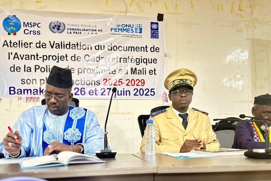 Mali : vers une validation du Cadre Stratégique de la Police de Proximité et de son plan d’actions 2025-2029