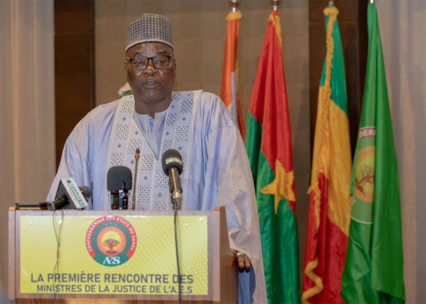 Le ministre nigérien, Alio Daouda à la réunion des ministres de la justice de L'AES