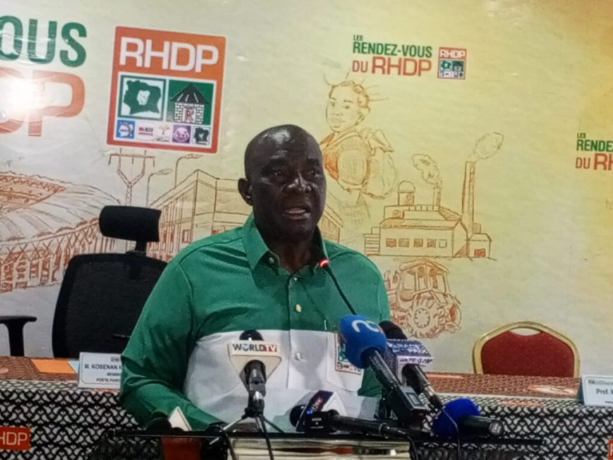 Le parti de Ouattara réagit aux propos de Gbagbo