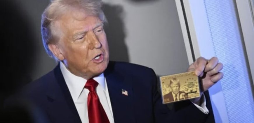 Trump présente le site web pour la "gold card", visa permanent à cinq millions de dollars