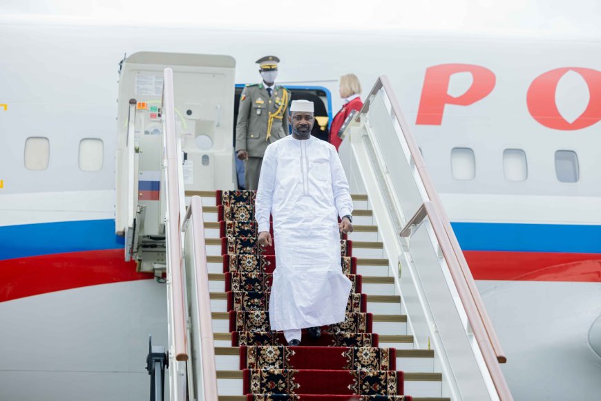 Le Président GOÏTA a été accueilli avec tous les honneurs dignes de son rang par les autorités russes et le corps diplomatique