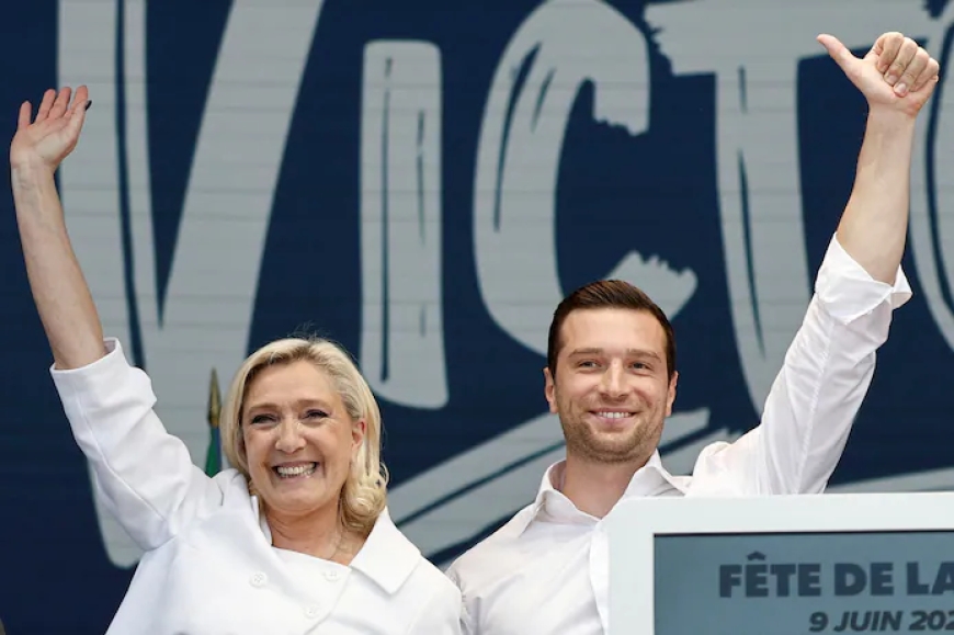 Marine Le Pen a demandé à Jordan Bardella “de se préparer” pour la présidentielle de 2027