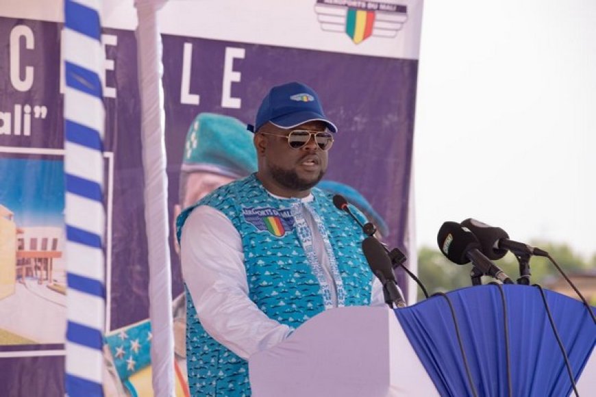 Le colonel Lassina Togola, PDG des aéroports du Mali à l'inauguration de la passerelle et du siège de l'établissement : "Je félicite vivement les acteurs techniques de ces projets, tous des Maliens"