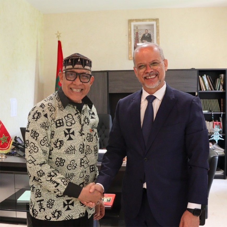 Festival international de la mode en Afrique (fima) a Dakhla : Alphadi reçu par l'ambassadeur Driss Isbayène