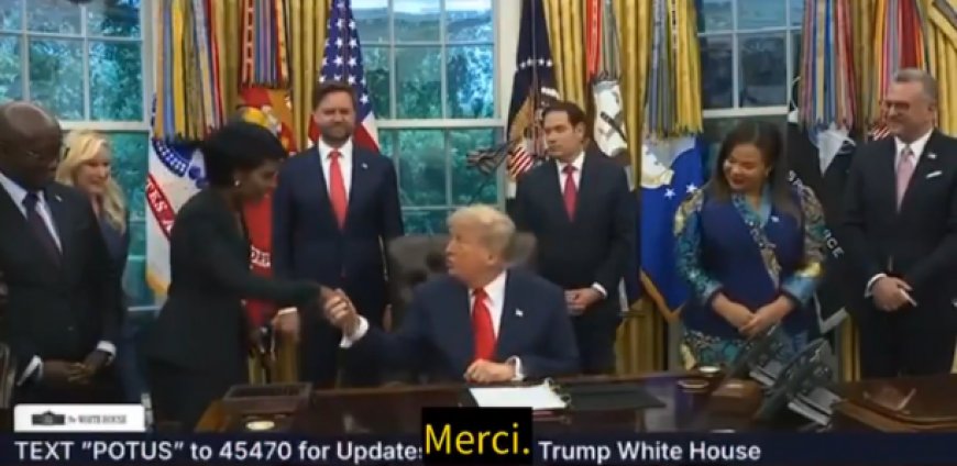 Trump tombe sous le charme d’une journaliste congolaise