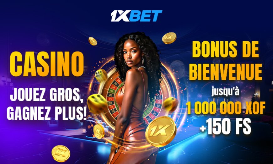 1xBet Casino : les meilleurs jeux de hasard, les top tournois, des bonus généreux et des gains substantiels !