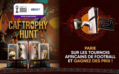 CAF Trophy Hunt : gagnez un iPhone, un MacBook, une PlayStation et d’autres prix grâce à l’offre 1xBet !