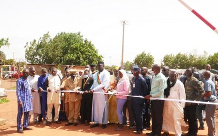 Commune V : Inauguration de la voie d’accès au site de déversement des déchets liquides