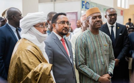 Le General  Abdoulaye Maïga a l'ouverture du forum international de la diaspora (FID) : "Ce grand rendez-vous est un acte d'amour pour le Mali" "La diaspora malienne a transféré environ 700 milliards de F CFA en 2023"