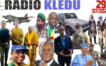 La Revue de Presse de la RADIO KLEDU du 29 Juillet 2025