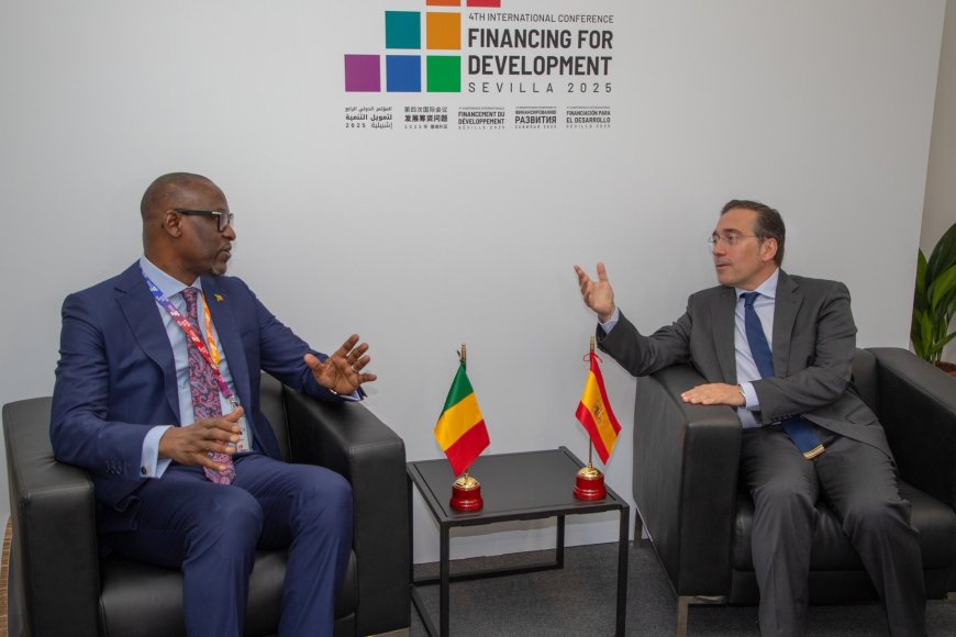 Mali–Espagne : Abdoulaye Diop et José Manuel Albares resserrent les liens de coopération à Séville