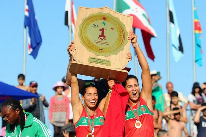 Le Maroc sur le toit de l’Afrique en Beach Volley : Un succès organisationnel et technique dû à la vision du Roi Mohammed VI :
