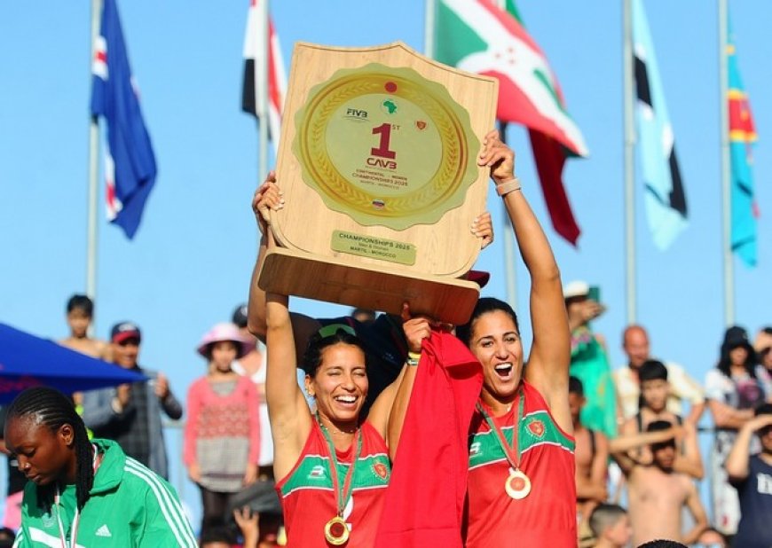 Le Maroc sur le toit de l’Afrique en Beach Volley : Un succès organisationnel et technique dû à la vision du Roi Mohammed VI :