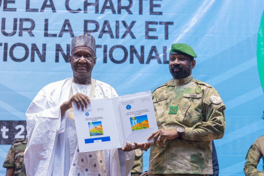 Mali : Assimi Goïta dévoile le projet de Charte nationale pour la paix et la réconciliation
