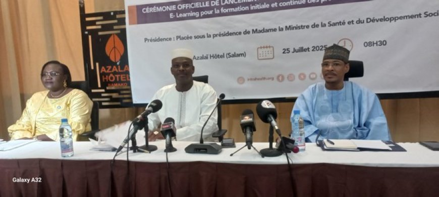 Mali :  la plateforme e-learning lancée pour la formation des filières de bases sages-femmes et infirmières