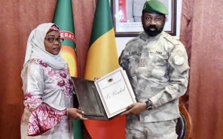 Mali : Koulouba : La ministre de l'Energie du Niger reçue par le Chef de l’État