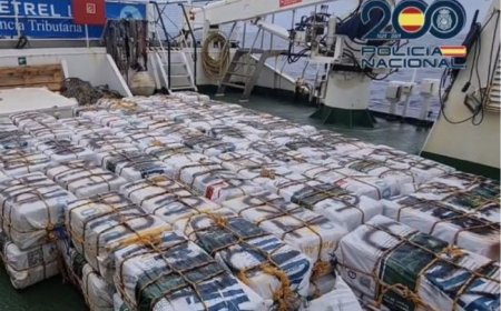 Lutte contre la drogue : le Maroc et ses partenaires interceptent trois tonnes de cocaïne dans l’Atlantique