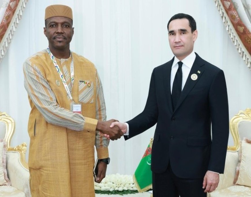 Mali-Turkménistan : Le général de division Abdoulaye Maïga reçu par le président Serdar Berdimuhamedow