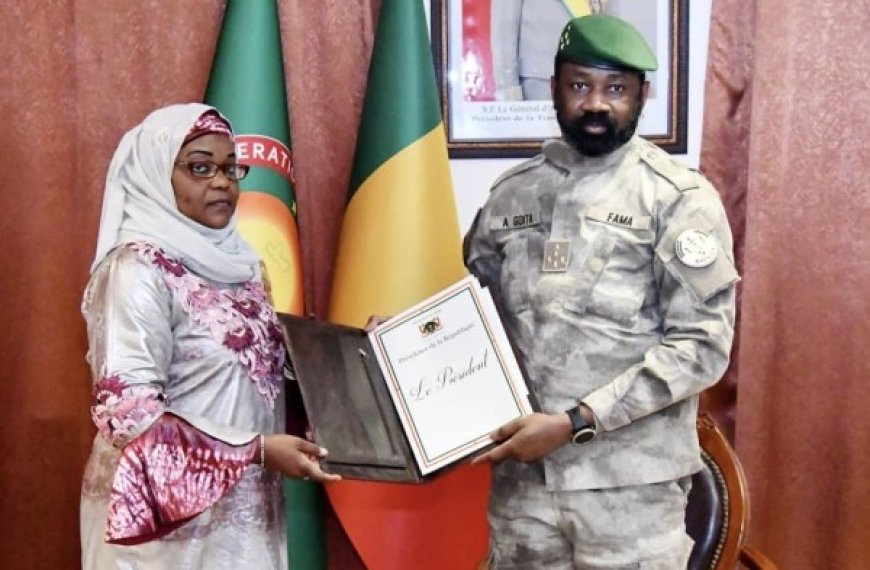 Mali : Koulouba : La ministre de l'Energie du Niger reçue par le Chef de l’État