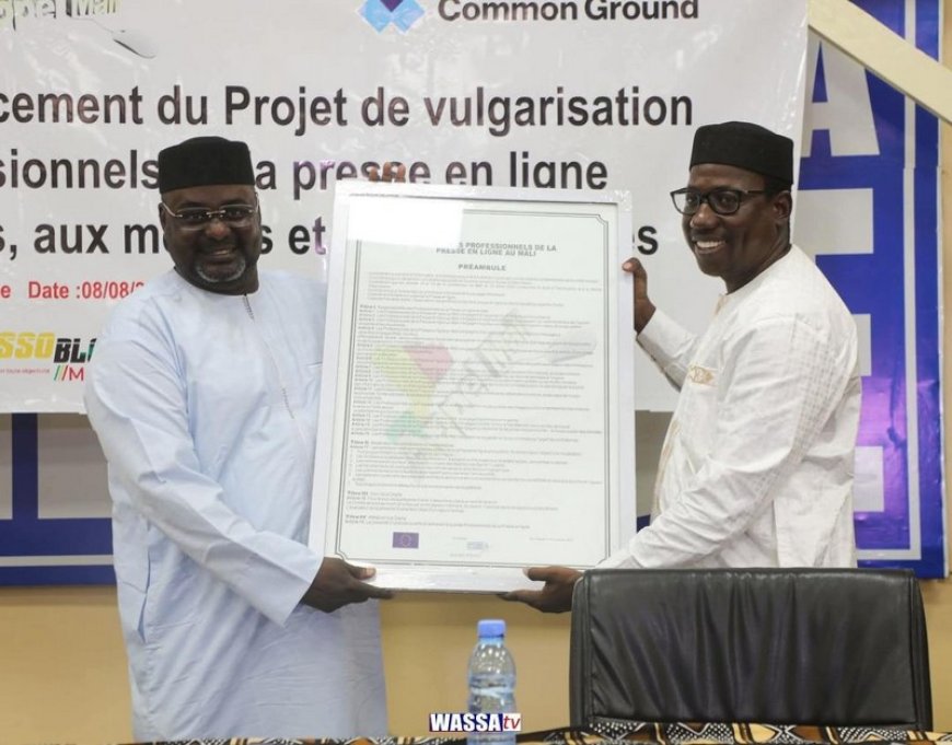 Appel – Mali dote les Professionnels de la Presse en Ligne d’une Charte de Bonne Conduite
