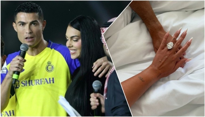 Cristiano Ronaldo et Georgina annoncent leur mariage