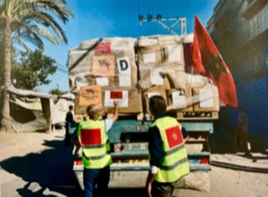 Une nouvelle aide alimentaire supplémentaire au profit des habitants de Gaza par son SM le Roi Mohammed VI