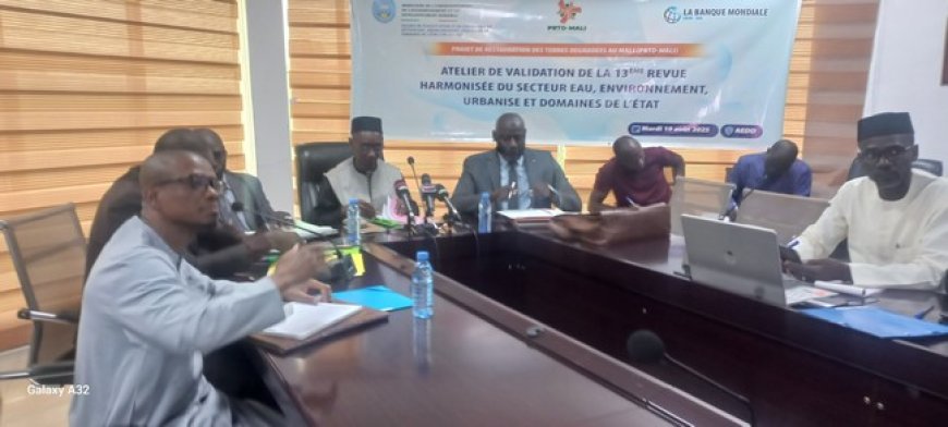 AEDD/Mali : Conclave sur la validation de la revue harmonisée du secteur eau, environnement, urbanise et domaine de l’Etat