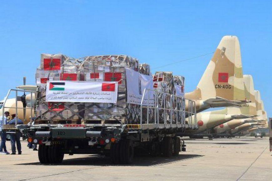 Aide royale à Gaza : Une initiative unique portée par la vision humanitaire du Roi Mohammed VI.