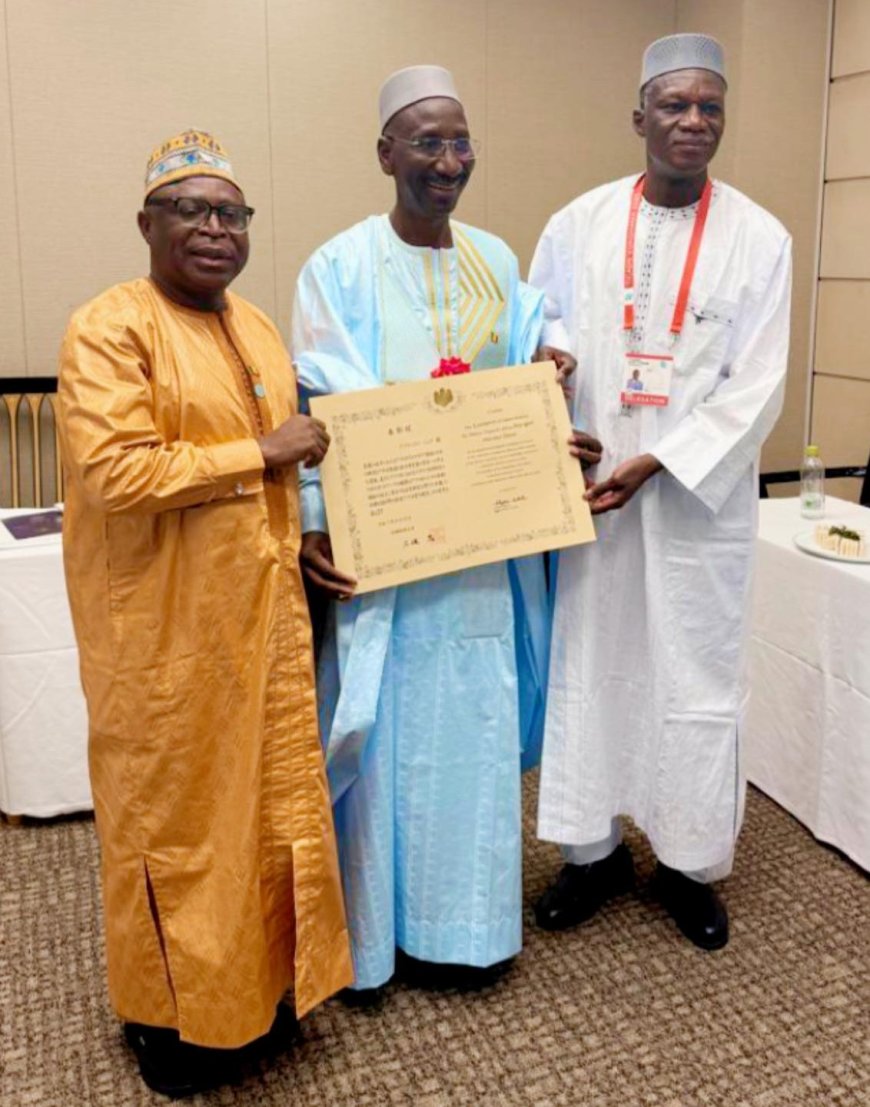 Pr. Abdoulaye Djimde honore au Japon par le prix international "Hideyo Noguchi" Pour L'Afrique : "Je dédie ce prix au peuple résilient, travailleur et visionnaire du Mali"