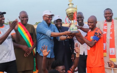 Cheick O. A. Karagnara à propos de petro Bama Vacances Foot : "Un immense merci pour la réussite de ce tournoi à Bougouni"