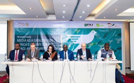 Pré-Forum du 2è Sommet Africain sur le Climat : Les médias au premier rôle pour une justice climatique, la paix et la sécurité