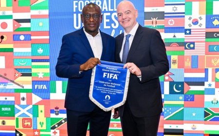 Moussa sylvain Diakité, 1er vice-président  de la Femafoot en exclusivité :"Si tout va bien et en fonction de l'agenda du président Gianni Infantino, le Centre technique sera inauguré d'ici fin décembre"