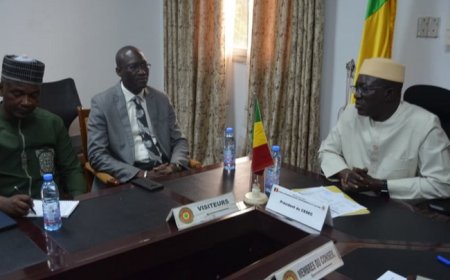 CESEC : Yacouba KATILE reçoit les Présidents du CNJ et  du FONSOPRESS