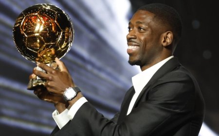 Ousmane Dembélé remporte le Ballon d’Or 2025 !