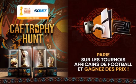 CAF Trophy Hunt : gagne des Samsung Galaxy, des GoPro HERO13, des PlayStation 5 Pro et d'autres prix grâce à la promotion 1xBet !