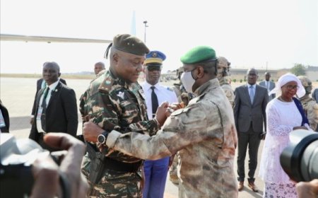 Mali. Le président Tiani en visite d'amitié et de travail 