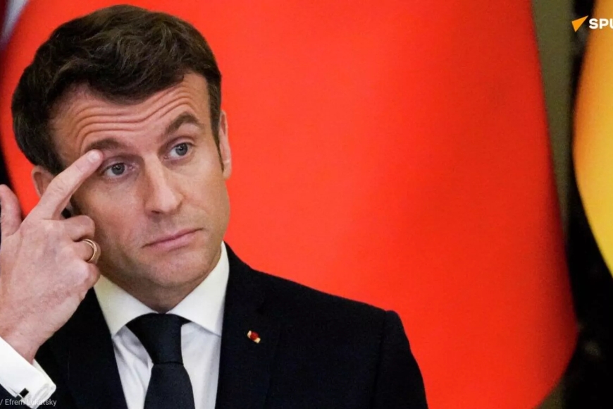 Macron joue sur l'Ukraine "pour pallier les insuffisances de sa politique", selon un expert