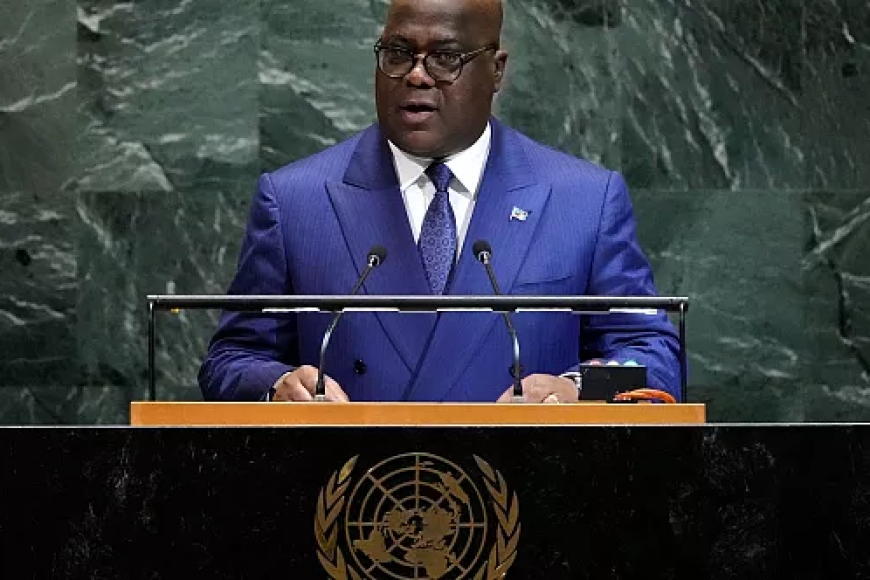 Tshisekedi exige une réforme du Conseil de sécurité de l'ONU et des sanctions pour le 