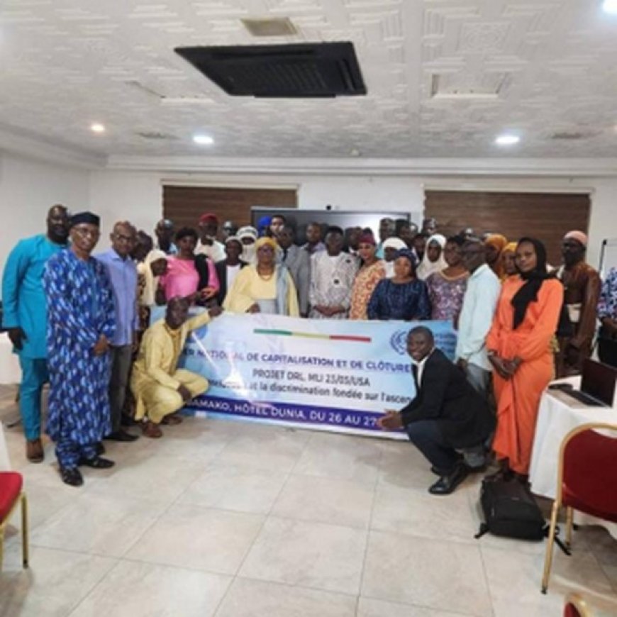 Clôture du Projet DRL « Combattre l'esclavage et la discrimination fondée sur l'ascendance au Mali » : Un Projet qui a tenu ses promesses et mérite d’être soutenu