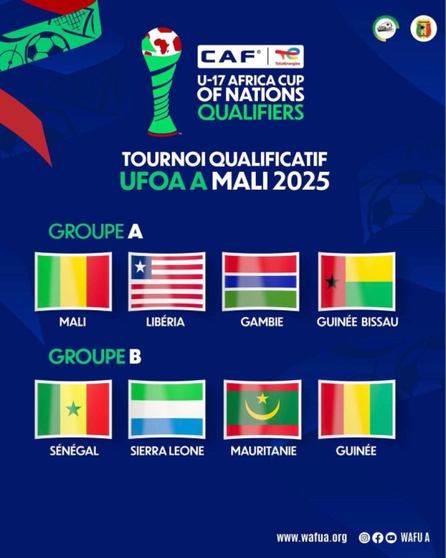 Éliminatoires CAN U17 : Les équipes fixées sur leur sort