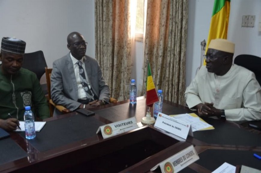 CESEC : Yacouba KATILE reçoit les Présidents du CNJ et  du FONSOPRESS