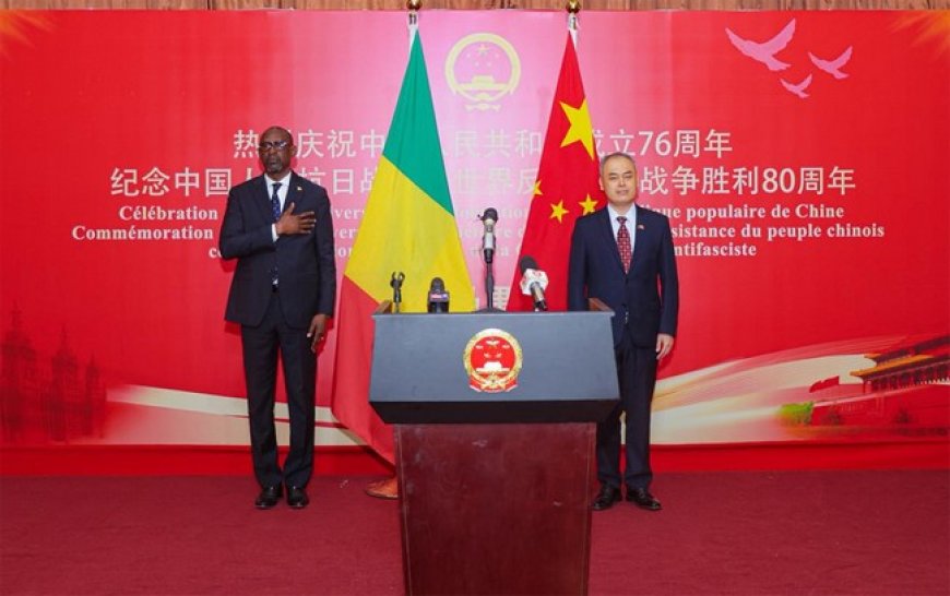 Le chargé d'affaires de l'ambassade de Chine, Liu Kaiyuan lors de la célébration du 76e anniversaire de la fondation de la République populaire de chine : "La Chine est disposée à œuvrer avec le Mali pour renforcer la confiance et le soutien mutuels, approfondir la coopération gagnant-gagnant…"