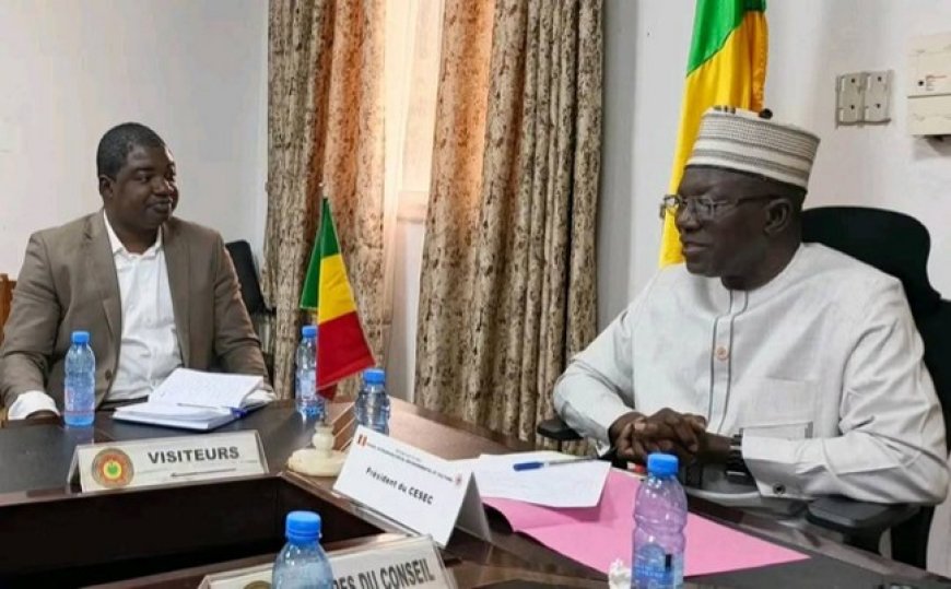 CESEC : la  Commission Terres CRRA –IER et le nouveau bureau de l’ASSEP  reçus  par le Président de la 7ème Institution