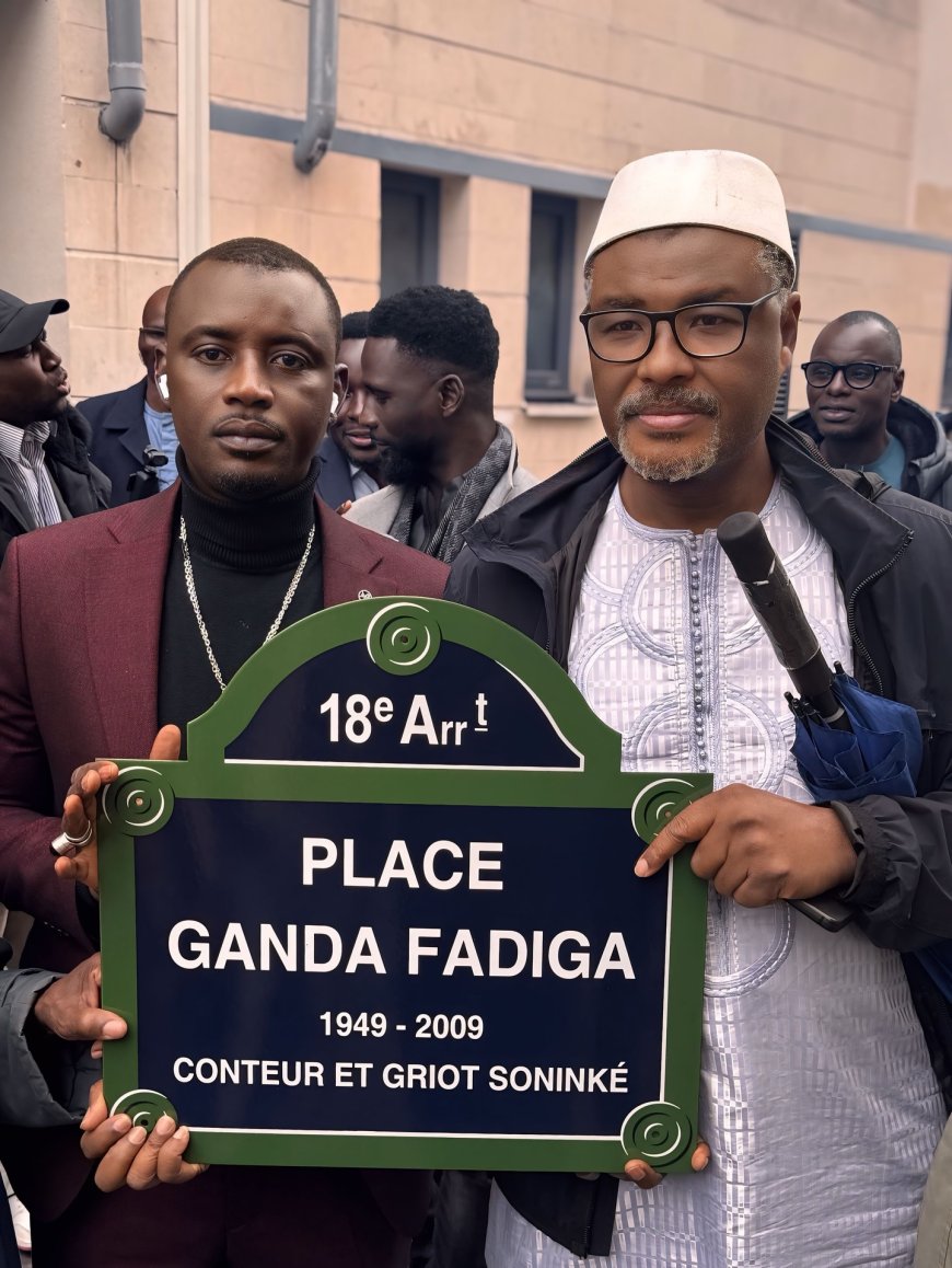Paris inaugure une place au nom de Ganda Fadiga, griot malien de renom